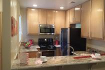 This photo is the visual representation of upgraded kitchen at Rose Pointe Apartments.